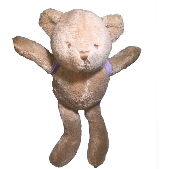 Partylite Peaceful Explorer Bear with Lavender Heart Backpack - NEW in box - Picture 2 of 5